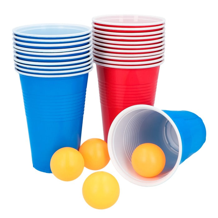 Drinking game Beer Pong (22 cups and 4 balls)