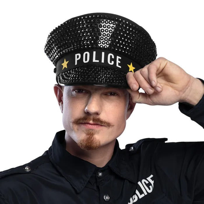 მბრწყინავი ქუდი POLICE