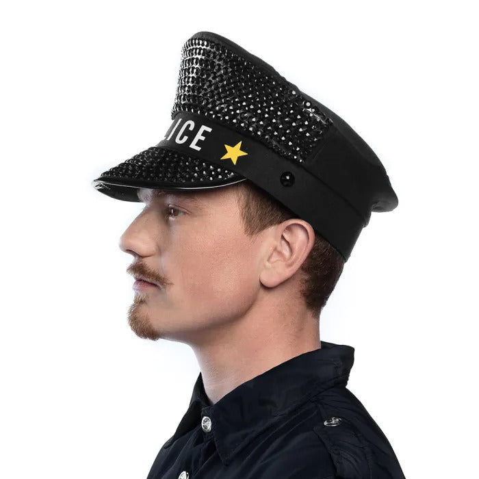 მბრწყინავი ქუდი POLICE