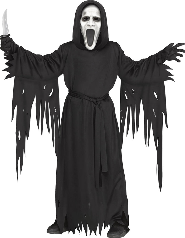 Children's costume with mask Silent Screamer for different ages