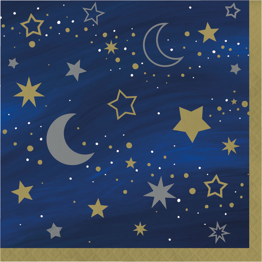 Paper napkin "Starry night" 16 pcs