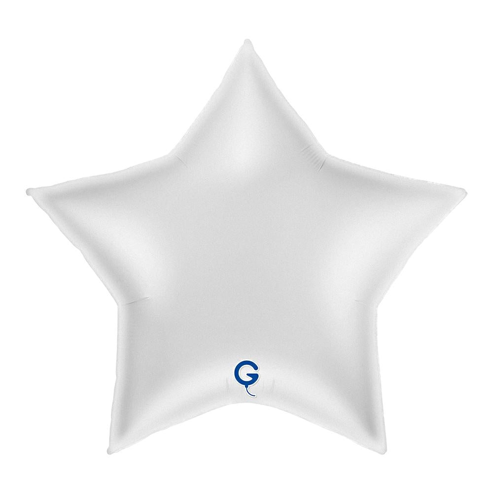 Foiled birthday balloon colored star s55