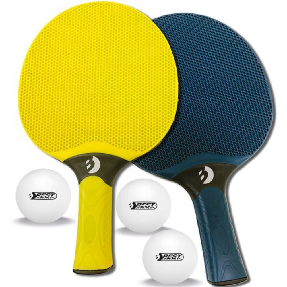 Table tennis set (in black and yellow)