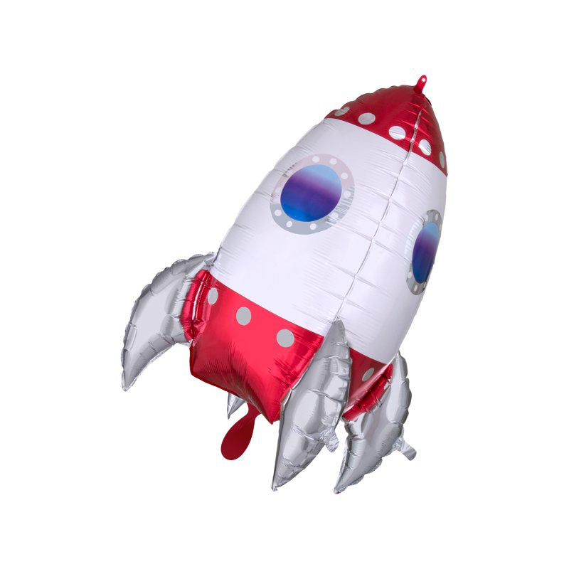Foil balloon rocket 55 cm x 73 cm