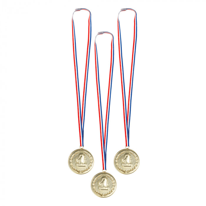 Set of medals "1" 3pcs (7.5cm)