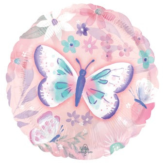 Foil balloon Flutter pink 43 cm