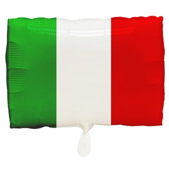 Foil balloon Italian flag 30cm x 43cm