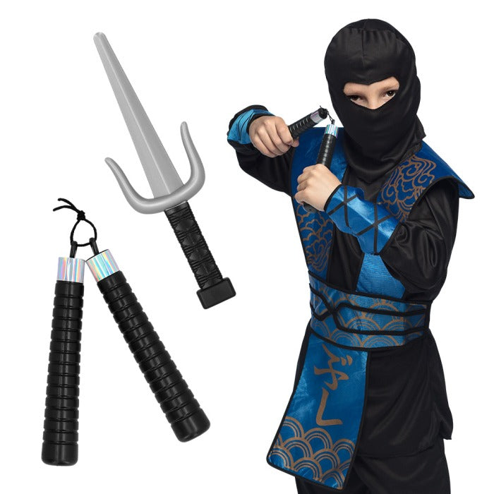 Set of 2 ninja tools (sword and ninjaku)