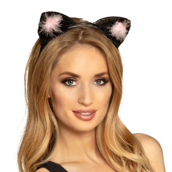 Abadok cat ears with pink fur
