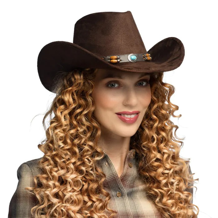 კოვბოის ყავისფერი ქუდი Brody