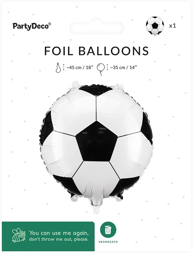 ფეხბურთის ფოლგირებული ბუშტი 35x35სმ