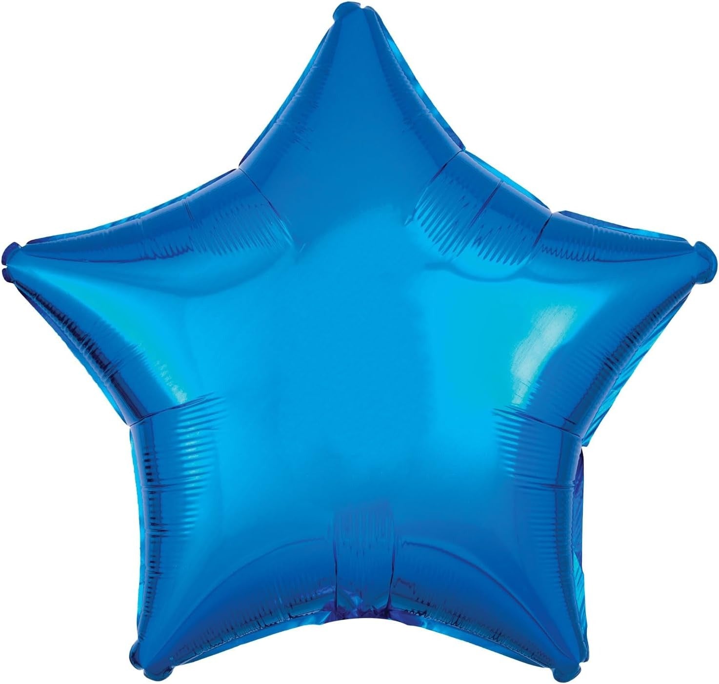 სტანდარტული ბუშტი მეტალიკი ვარსკვლავი  43 სმ ლურჯი