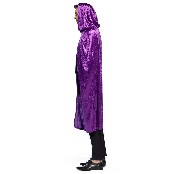 Purple velvet cloak 170 cm