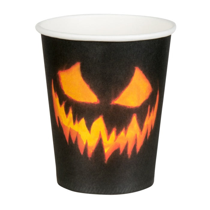 Paper cup dangerous pumpkin 10pcs 250ml