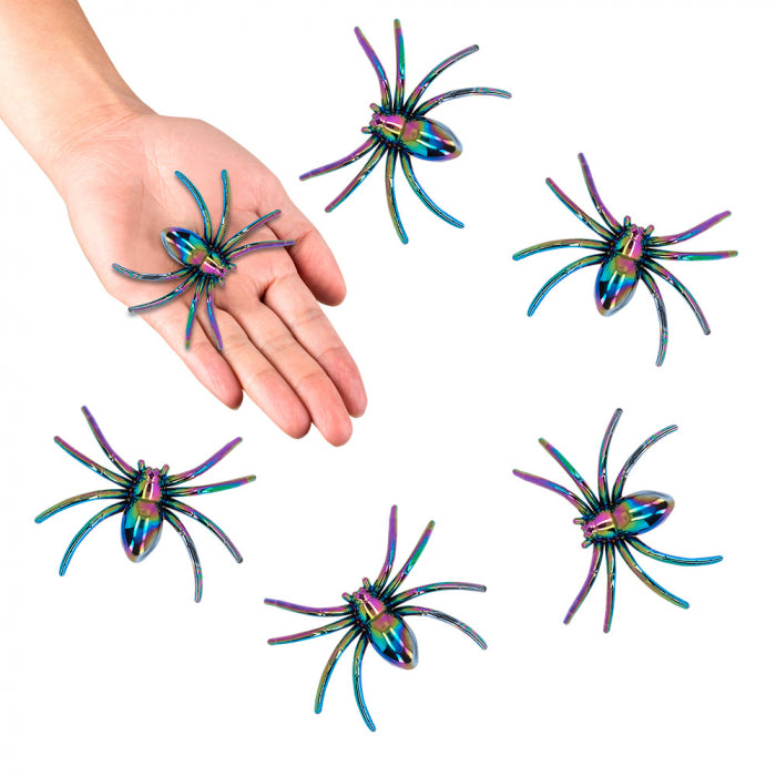 Set of 6 transitional spiders (7 x 5.5 cm)