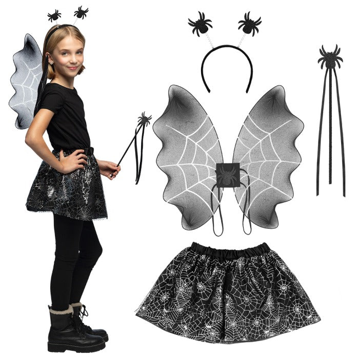 Spider children's set (Abadok, tutu and wings)