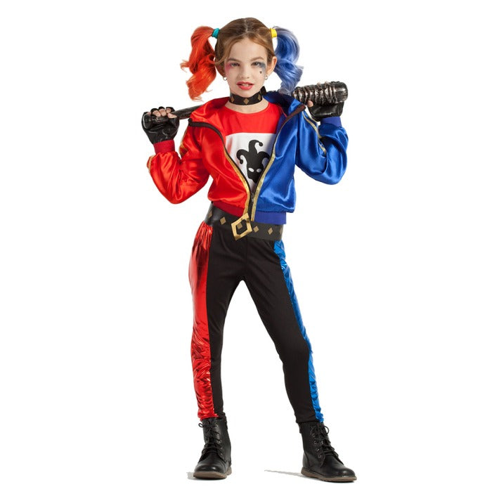 Children's costume Jester Fatale for different ages