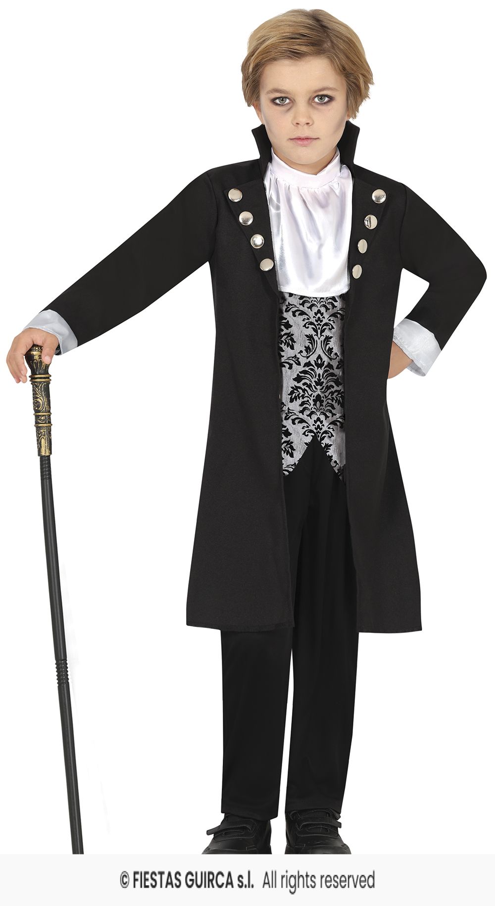 ვამპირის საბავშვო კოსტუმი - SILVER VAMPIRE