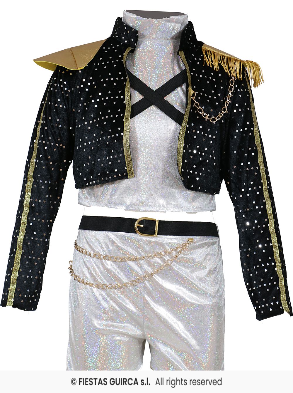 Pop-star silver leader კოსტუმი