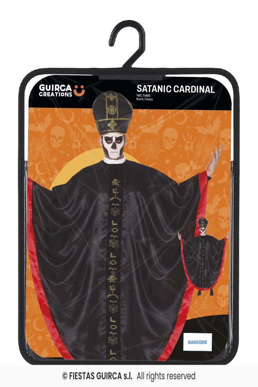 ზრდასრულის კოსტუმი SATANIC CARDINAL, 54 – 56 (XL)