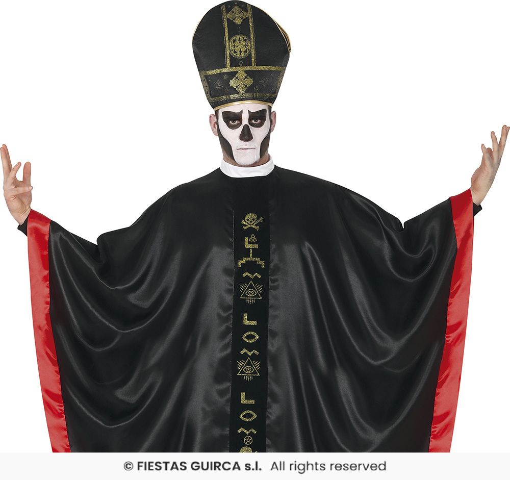 ზრდასრულის კოსტუმი SATANIC CARDINAL, 54 – 56 (XL)