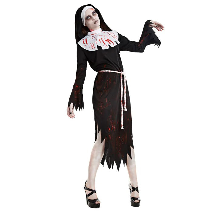 Costume zombie nun different sizes