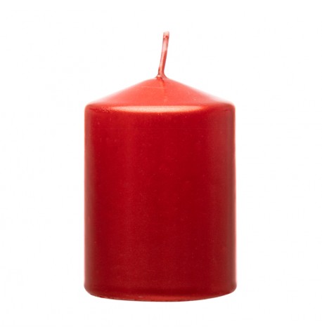 Metallic candle 6cm X 10cm in different colors