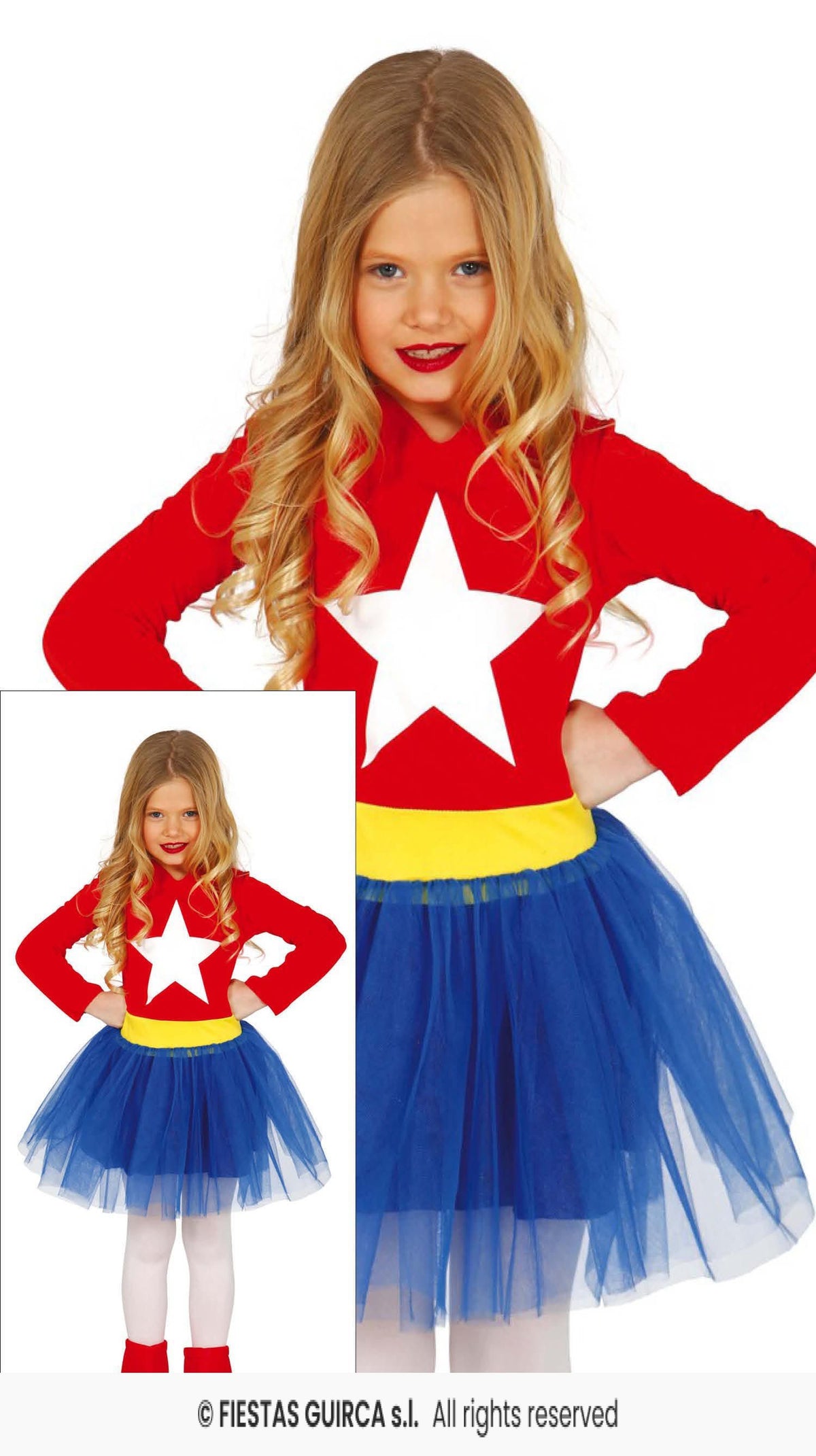 საბავშვო კოსტუმი SUPER GIRL