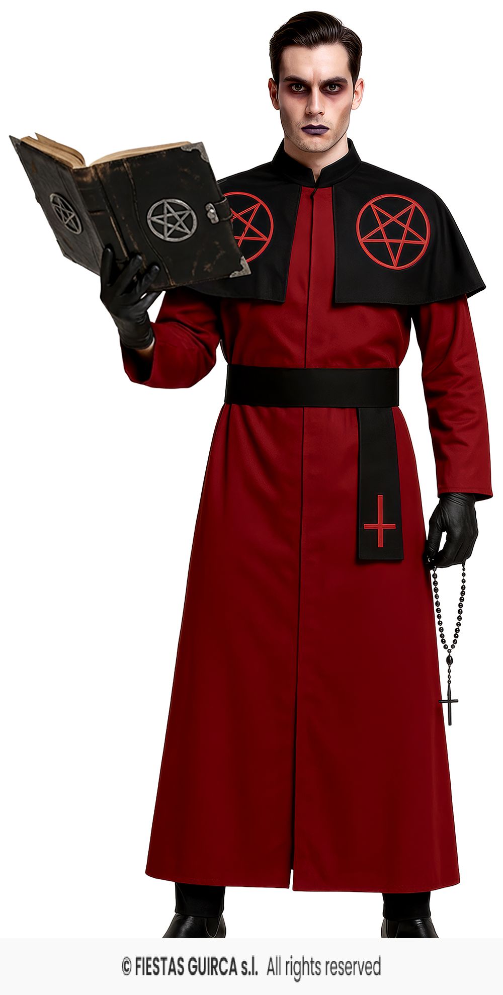 ზრდასრულის კოსტუმი SATANIC CARDINAL, 52 – 54 (L)