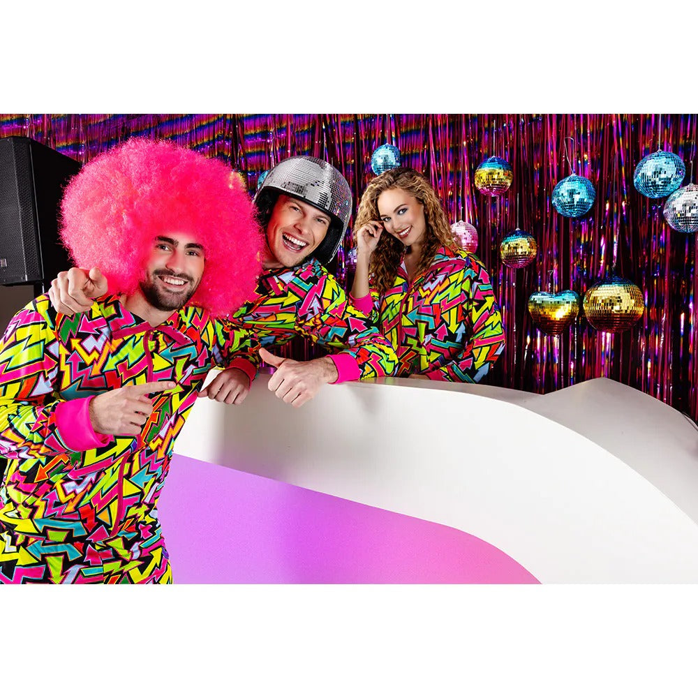 ხუჭუჭა პარიკი ნეონის