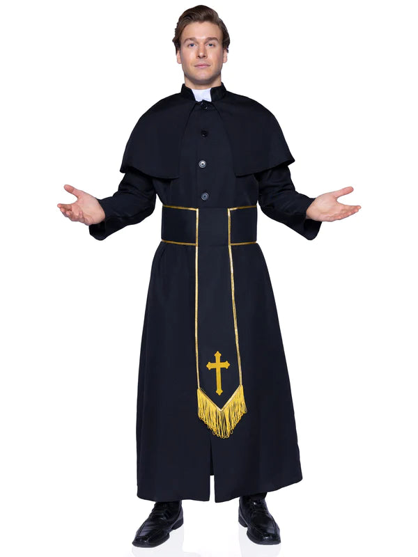 Priest costume black different sizes