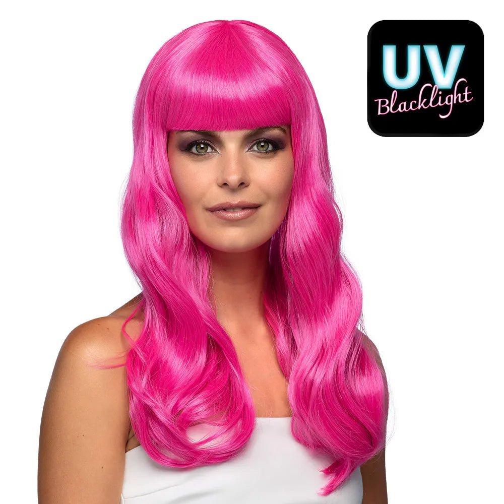 Long hair colored wigs
