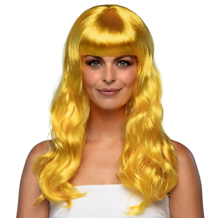 Long hair colored wigs