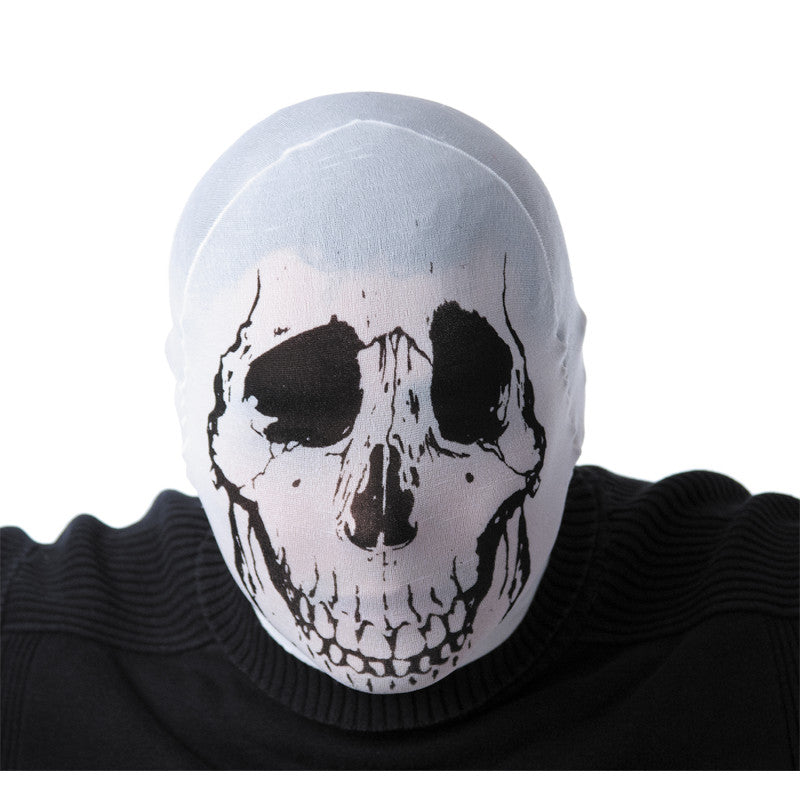 Cap-mask white skull