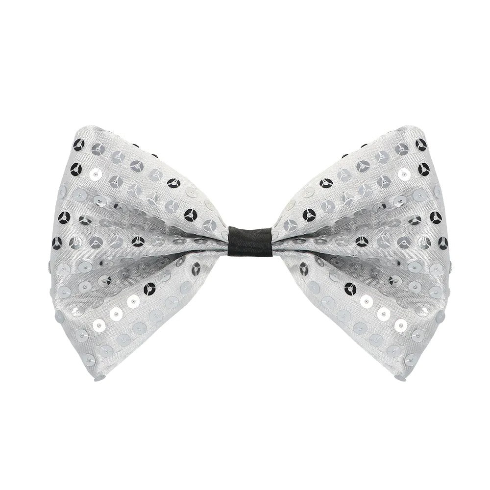 ვერცხლისფერი ნაკრები  (ბაფთა და ჟილეტი)