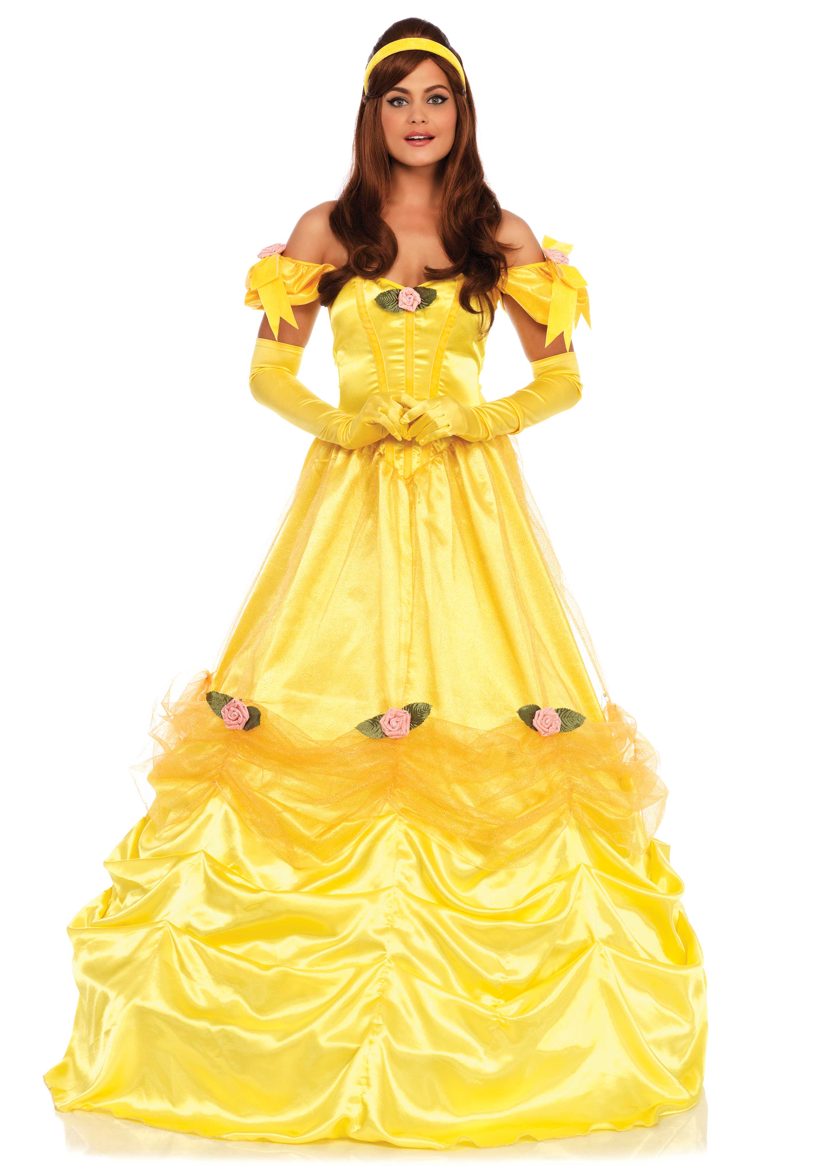 Princess Belle Dress Deluxe Size S