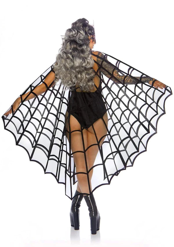 Velvet Cloak Spider Web ONE SIZE