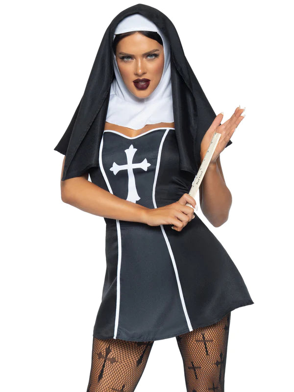 Naughty Nun costume in various sizes