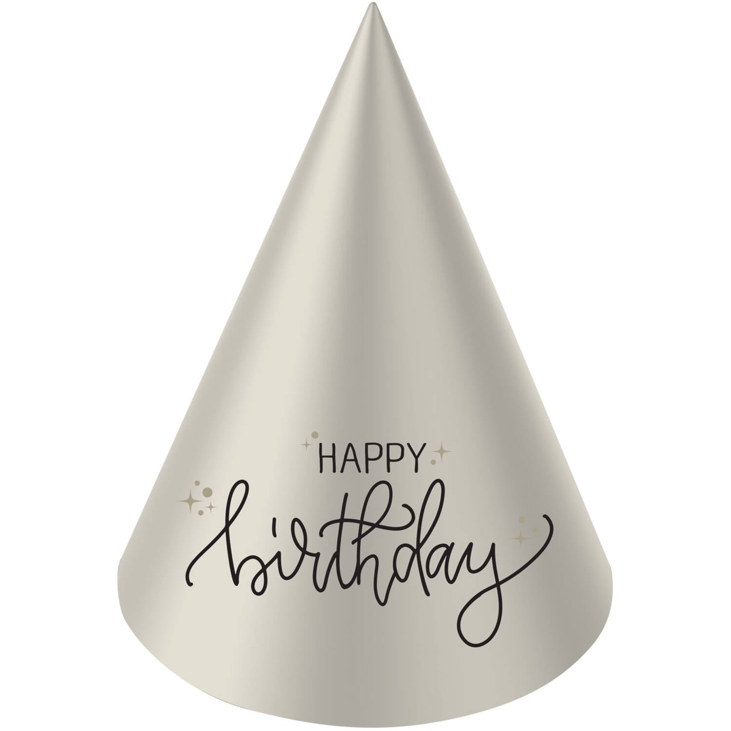 დაბ.დღის მინი ქუდები კრემისფერ-შავი 6ც