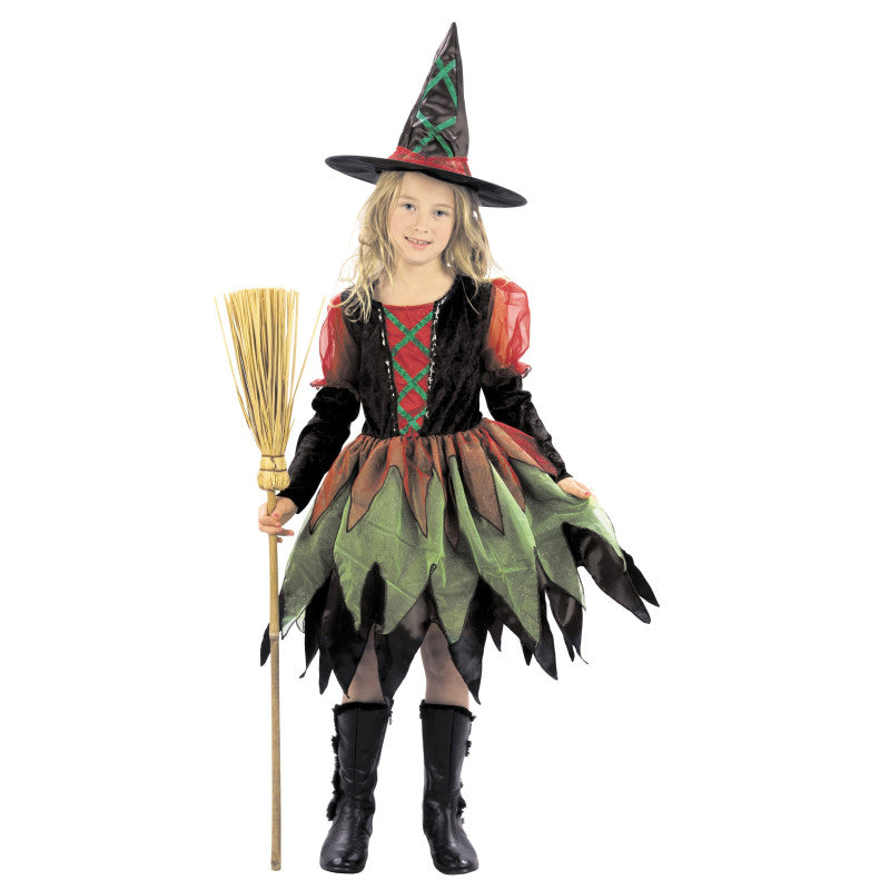 Children's costume wooden witch for different ages