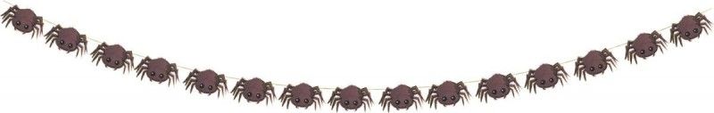 Garland black spiders 3m