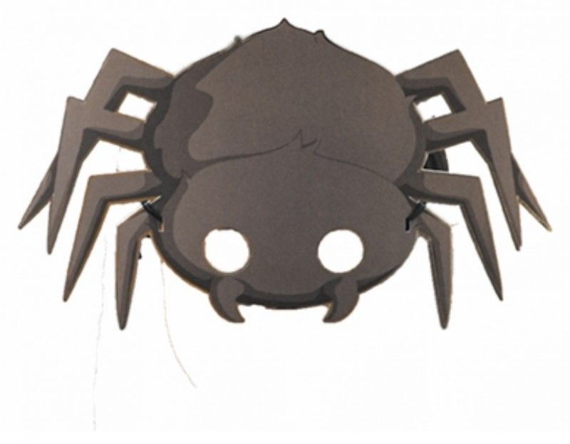 Spider mask for children 8 pcs