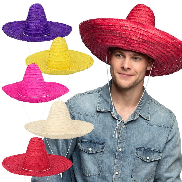 Sombrero Puebla in 5 colors 49 cm