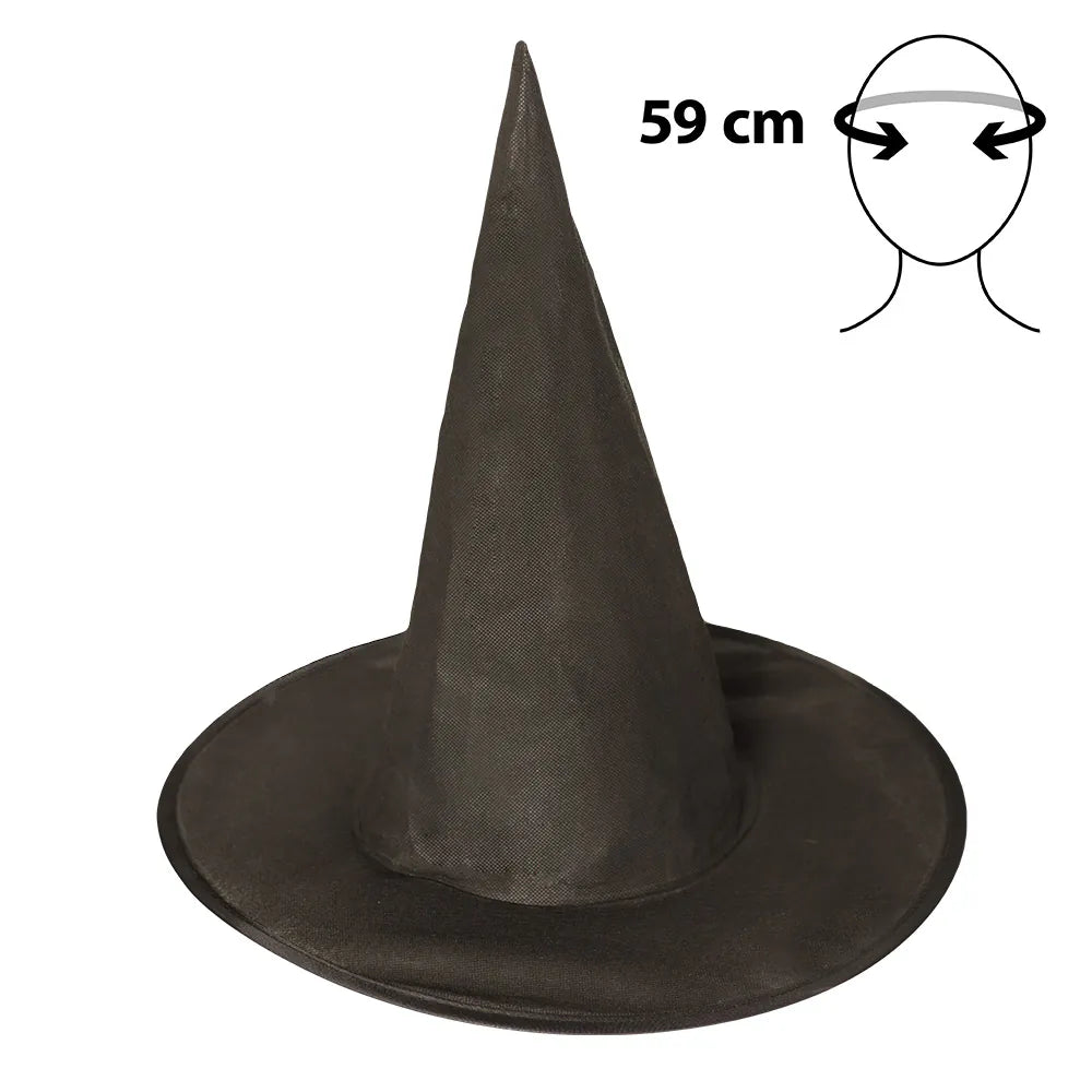 Witch hat Ursula black