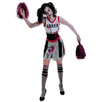 Zombie Cheerleader costume for adults