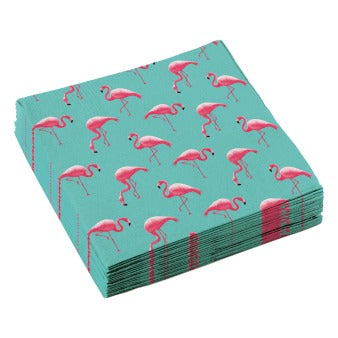 Napkin flamingo 33x33 cm