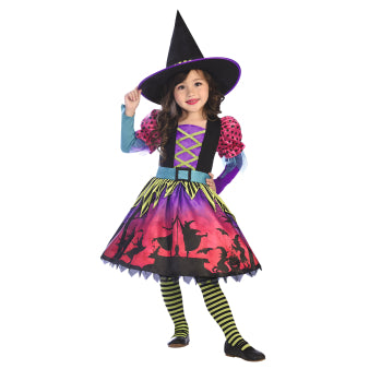 Children's costume colorful magician