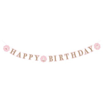 Birthday paper banner Princess for a Day 170 x 15 cm