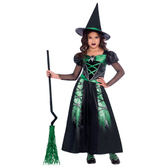Children's costume witch spider for different ages