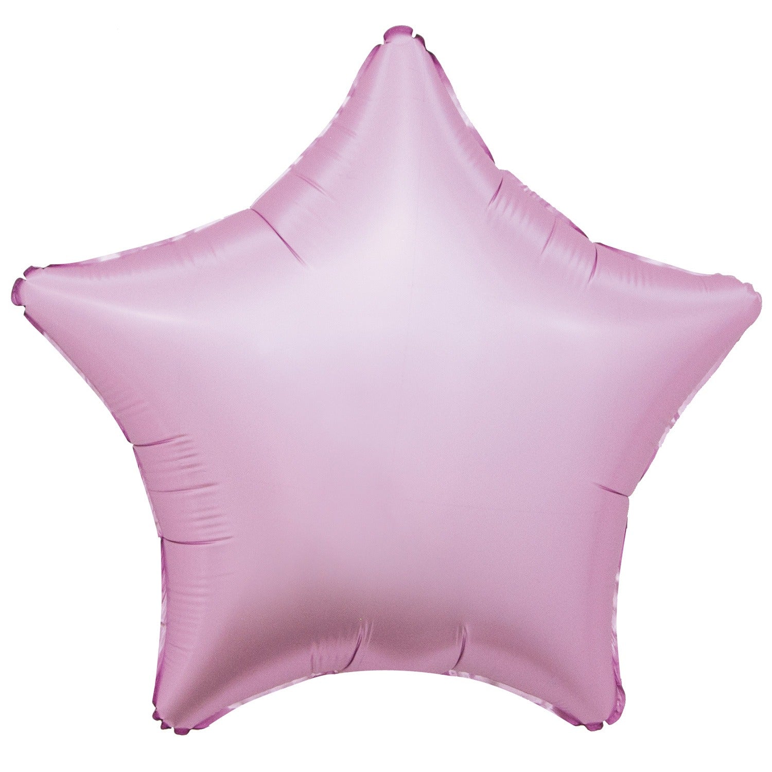 ფოლგირებული ვარსკვლავი აბრეშუმის ბზინვარებით 48სმ ფლამინგოსფერი